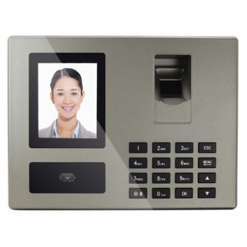 FA03 Face Recognition Fingerprint Attendance Machine UK Plug - 1