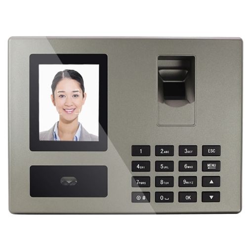 FA03 Face Recognition Fingerprint Attendance Machine UK Plug - 1
