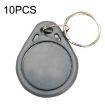 10PCS Gray RFID 13.56MHz M1 Compatible Access Control Keyfob Tags - 1
