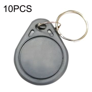 10PCS Gray RFID 13.56MHz M1 Compatible Access Control Keyfob Tags - 1