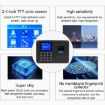 F01 Fingerprint Time Attendance Machine, 2.4" TFT Screen, US Plug - 6