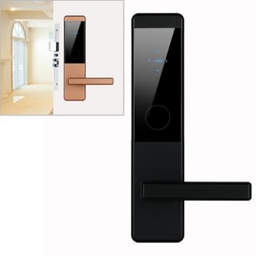 Hotel IC Magnetic Card Induction Lock DPY-5634 (Black) - 1