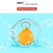 10 PCS 125KHz TK/EM4100 Proximity ID Card Chip Keychain (Gray) - 5