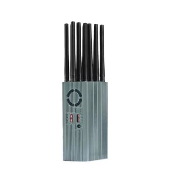JAX-121P-12 Signal Jammer 2G/3G/4G/5G/WIFI/GPS (Grey) - 1