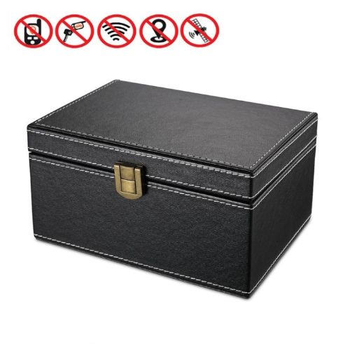 RFID Signal Shielding Box for Car Key & Phone, 17x12.3x9.5cm - 1