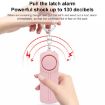 AF-9400 130dB White Personal Alarm Keychain - Women's Self-Defense - 4