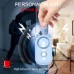 130dB Bear Style LED Personal Alarm, Purple Self-Defense Tool - 5
