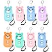 130dB Bear Style Orange LED Personal Alarm for Outdoor Safety - 2