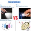 BJY-08 130dB Dual LED Personal Alarm for Women Self-Defense, Black - 4