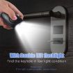 BJY-08 130dB Dual LED Personal Alarm for Women Self-Defense, Black - 6
