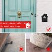 Green Hut Shape Password Lock Box with Key - Wall Cabinet Storage - 9