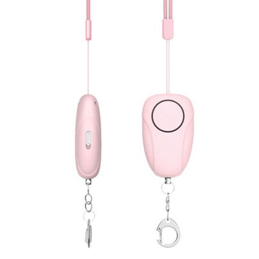 Pink 120dB Self-Defense Alarm for Night Running & Emergency Use - 1