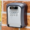 Red Wall-Mounted Key Code Box with Four-Digit Lock for Home Construction - 3