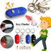 Red Mini LED Whistle Key Finder Flashing Beeping Locator Keyring - 3