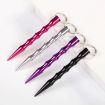 Black Outdoor Anti-Wolf Pen Stick with Key Ring Supplies Equipment - 2