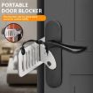 Self-defense Anti-theft Door Blocker for Home & Hotel (Stainless Steel) - 3