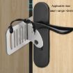 Self-defense Anti-theft Door Blocker for Home & Hotel (Stainless Steel) - 7