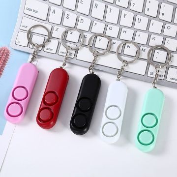 5 PCS 120dB Women Anti-Wolf Alarm Keychain, Random Colors - 1