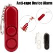5 PCS 120dB Women Anti-Wolf Alarm Keychain, Random Colors - 6