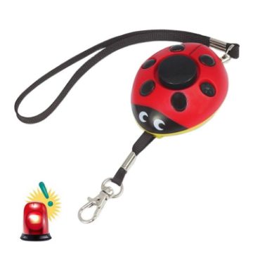 Ladybug Personal Alarm, Mini Self-Defense for Kids & Girls (Red) - 1