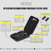 OS100SE Black Anti-theft Car Safety Box for Valuables, Fingerprint/Password - 4