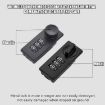 OS100SE Black Anti-theft Car Safety Box for Valuables, Fingerprint/Password - 5
