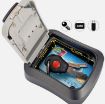 Orange Four-Digit Code Lock Wall-Mounted Key Box for Home & Site - 8