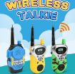 Yellow Wireless Walkie-Talkie Remote Interactive Kids Toy Pair - 2