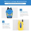 Yellow Wireless Walkie-Talkie Remote Interactive Kids Toy Pair - 6