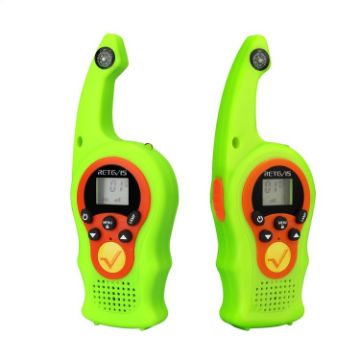 Retevis RT75 Kids Walkie Talkie, 0.5W, 22CH, License-Free, Green - 1