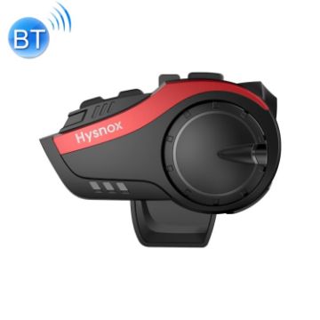 Hysnox HY-02 Bluetooth 5.0 Motorcycle Helmet Intercom (Red) - 1