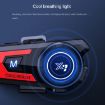 X7 Silver Motorcycle Helmet Bluetooth Headset for Navigation & Music - 3