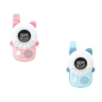 K22 Kids Walkie-Talkie Wireless Toy, No Battery (Cat Design) - 1