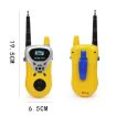 Children Yellow Mini Walkie Talkie Toys - 1 Pair Wireless Interactive - 3