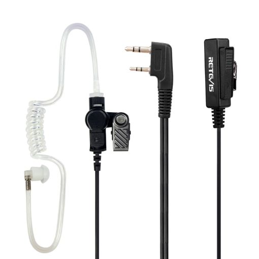 RETEVIS TK 2 Pin Acoustic Tube Earpiece Mic for H-777/RT-5R - 1