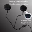 Waterproof 5.0 Bluetooth Helmet Headset: Wind & Noise Reduction - 3