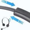VT200D Double Ears USB Headset Operator Headset With Mic - 5