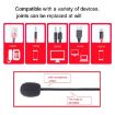 VT200D Type-C Double Ears Telephone Headset with Mic and Answer Key - 2