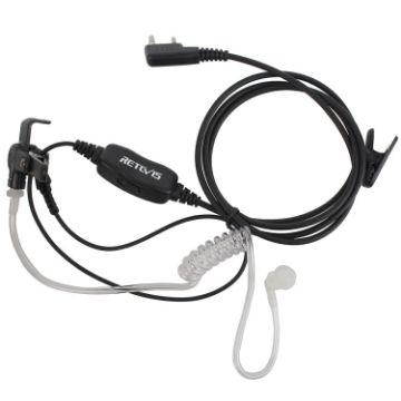Retevis R-112 Covert Acoustic Earphone Mic for H-777/RT Series - 1