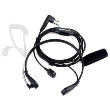 RETEVIS M Covert Acoustic Tube Earphone Throat Mic PTT Speaker - 1