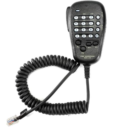 DTMF Microphone for Yaesu FT-7800R/8800/8900R Radio (Black) - 1