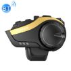 Hysnox HY-02 Gold Bluetooth 5.0 Helmet Headset 2000M 6 Riders Intercom - 1