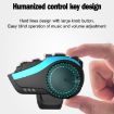 Hysnox HY-02 Gold Bluetooth 5.0 Helmet Headset 2000M 6 Riders Intercom - 6