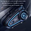 Motorcycle Helmet Bluetooth Headset with Light (Hard Mic) - KUQIBAO - 7
