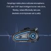 Motorcycle Helmet Bluetooth Headset with Light (Hard Mic) - KUQIBAO - 8