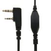 Throat Control Earpiece Headset for Walkie Talkies, 3.5mm+2.5mm Plug - 7