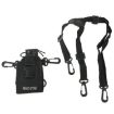 MSC20B Universal Nylon Walkie Talkie Holster with Strap - 5
