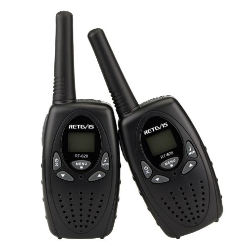 RETIVIS RT628 Handheld Children Walkie Talkie, 22CH 0.5W (Black) - 1