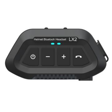 LX2 Bluetooth Motorcycle Helmet Earphone - Noise Canceling, Waterproof - 1