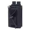 Black Outdoor Walkie-talkie Storage Belt Pouch Protection Bag - 1